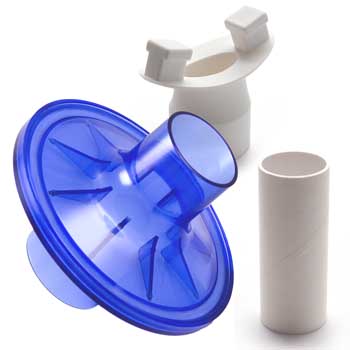 VBMax 35 mm PFT Kit With Standard Filter, Rubber Mouthpiece for CareFusion, Vmax, SensorMedics, PDS, Gould, Spirolink