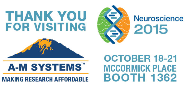 Thank you for visiting A-M Systems at Neuroscience 2015